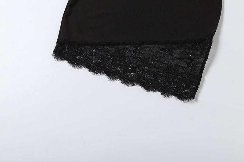 Sunves Valentina Lace Dress Set, lace hem