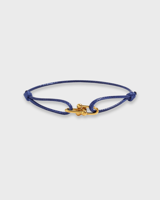 SUNVES VERANO BRACELET in blue — cord bracelet with a hook clasp