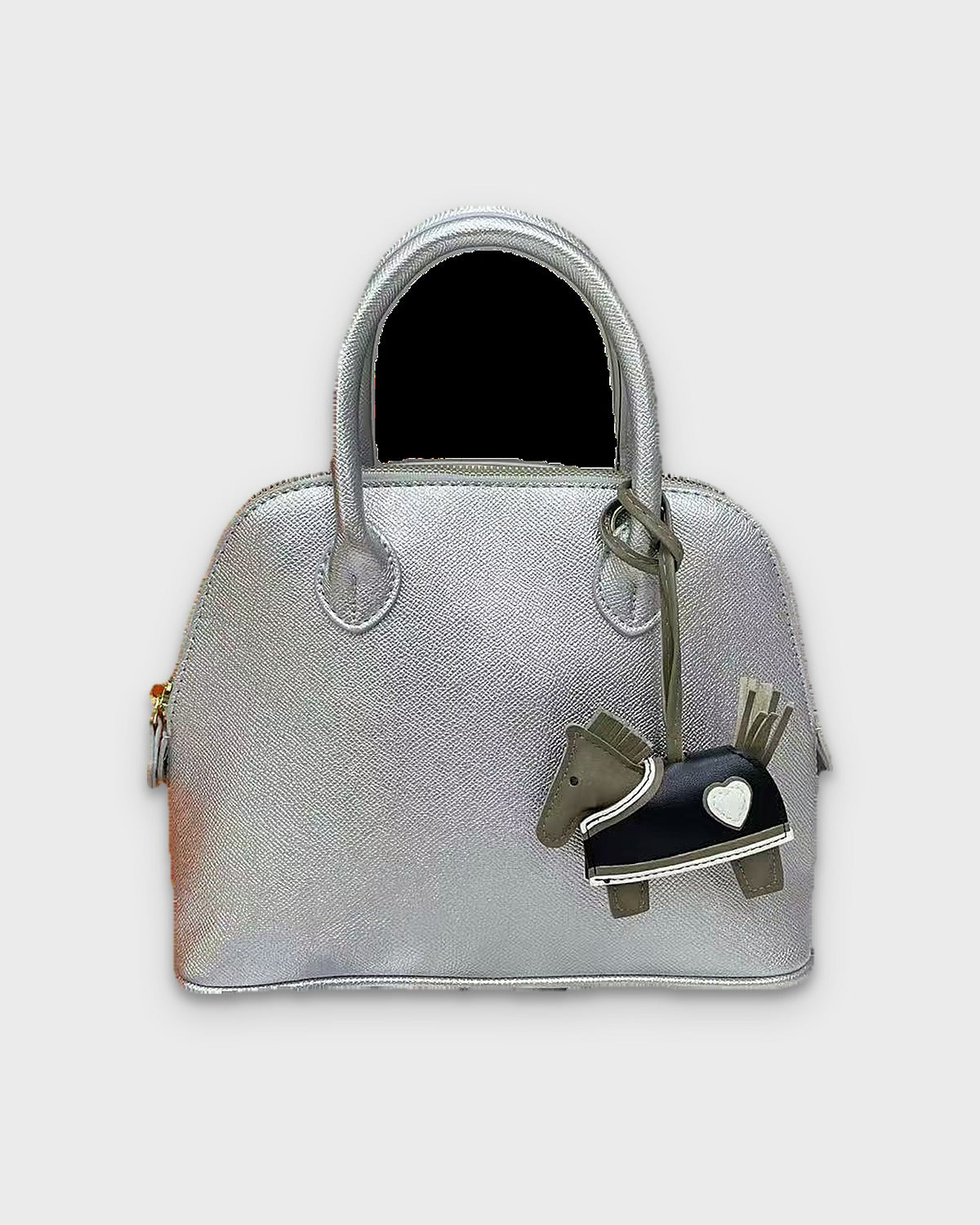Sunves Camille Dome Bag in silver, studio
