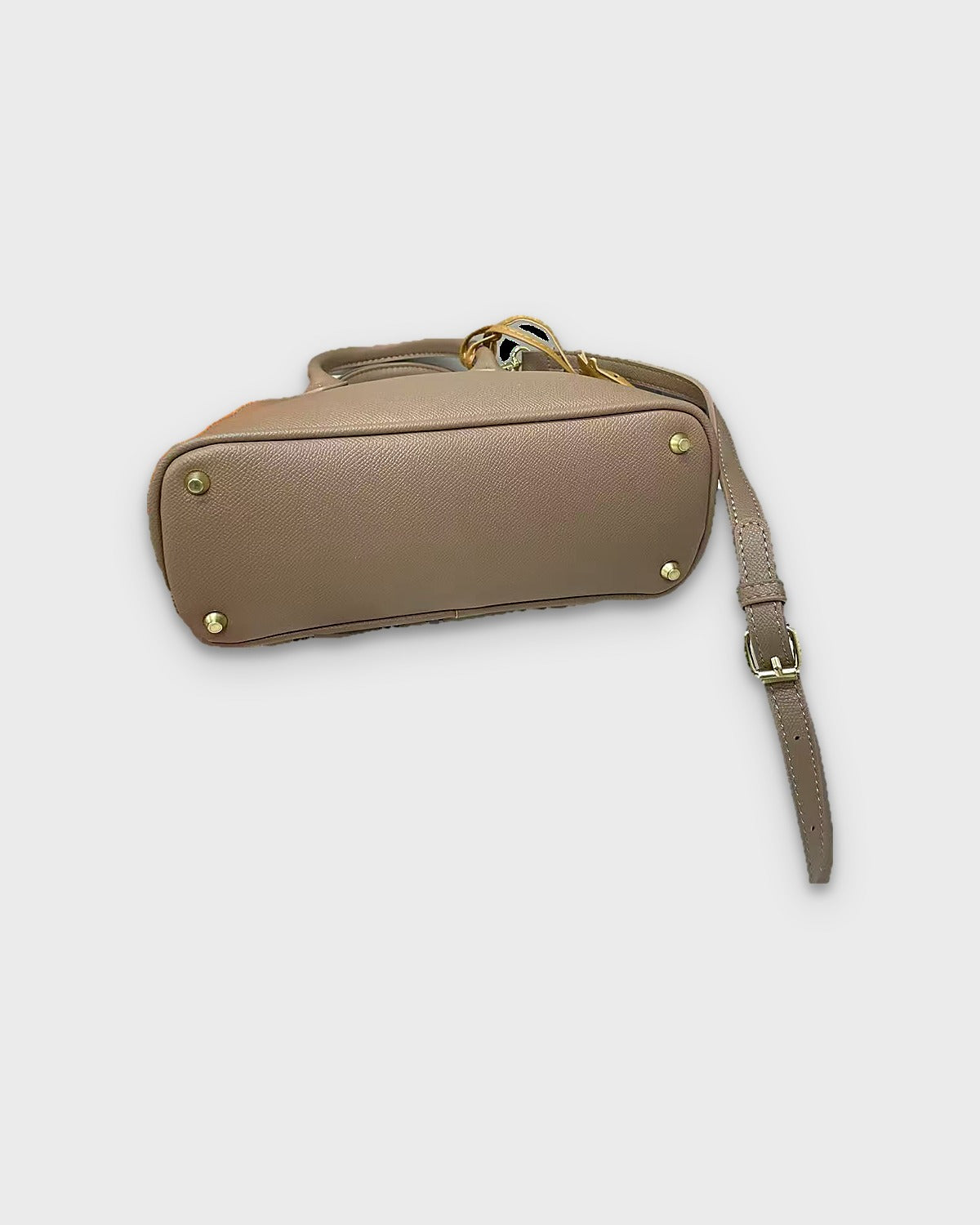 Sunves Camille Dome Bag in taupe, base, studio
