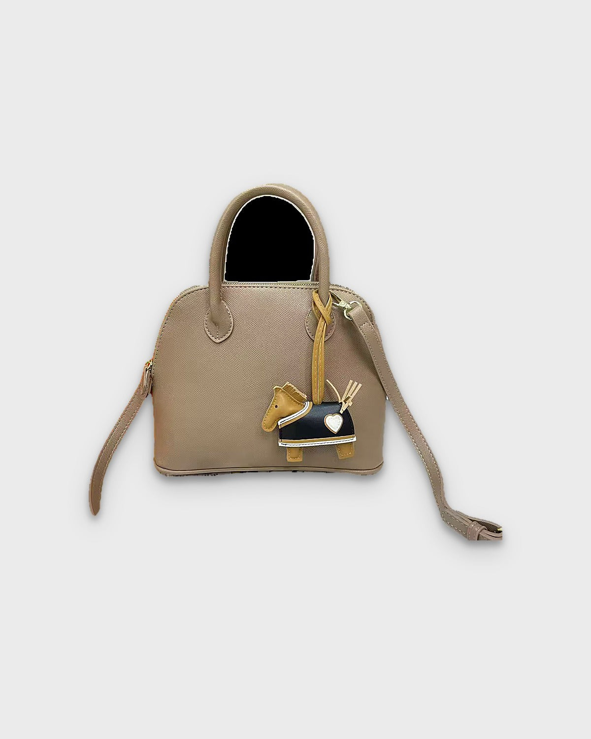 Sunves Camille Dome Bag in taupe, studio