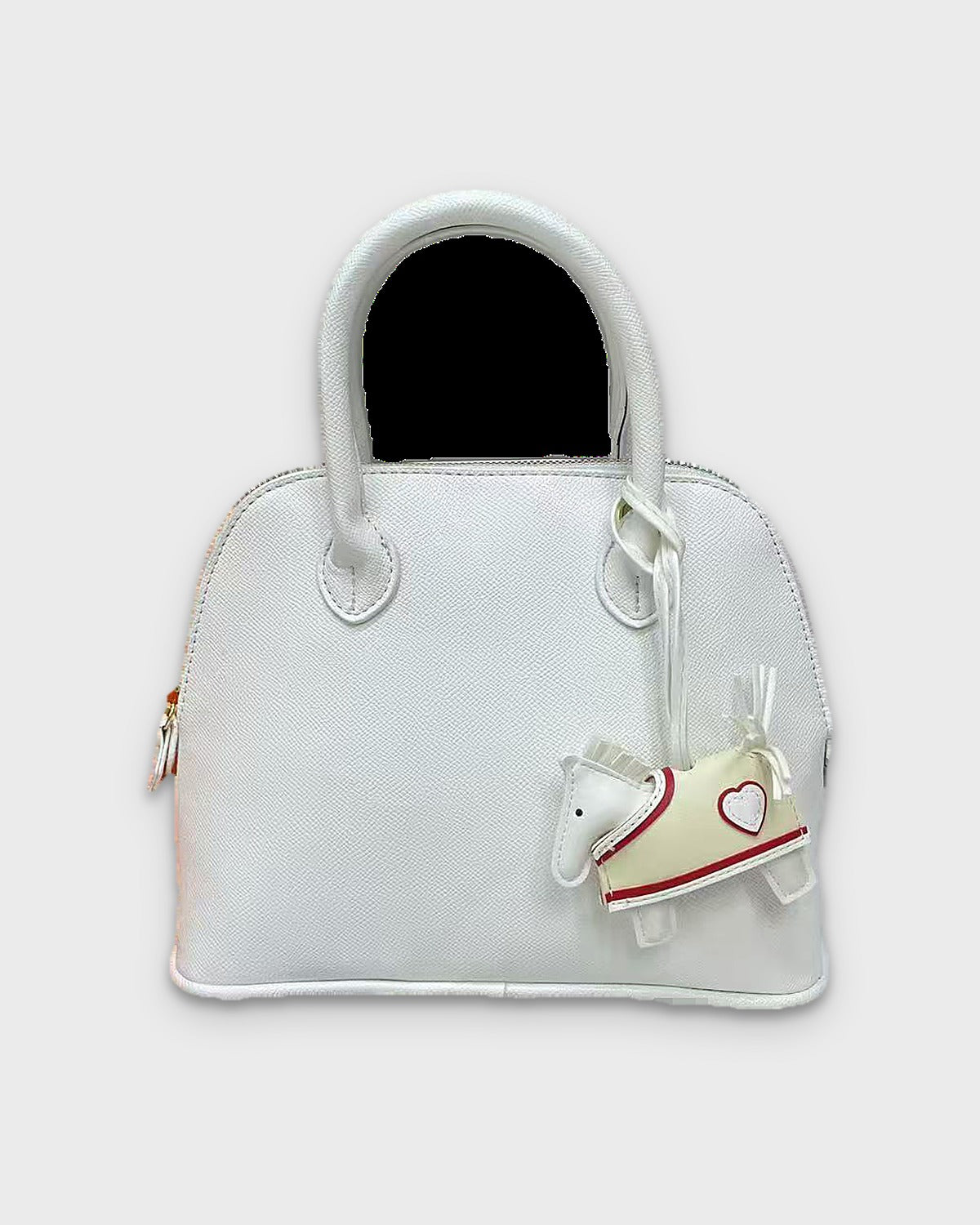 Sunves Camille Dome Bag in white, studio