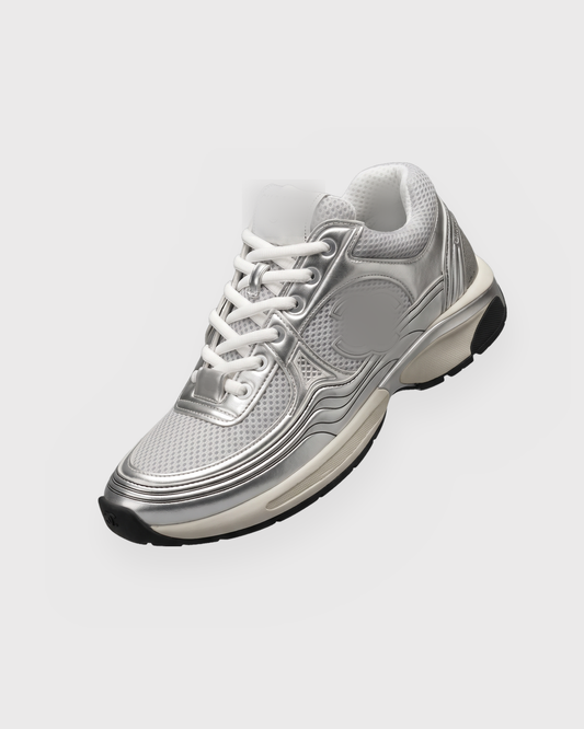 SUNVES CC SNEAKERS in grey — chunky low-top sneaker with a lace-up front