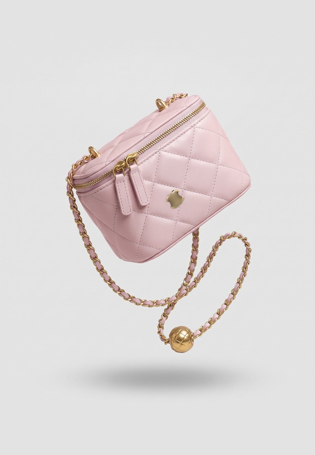 Sunves Mini Vanity Bag in Light pink, studio