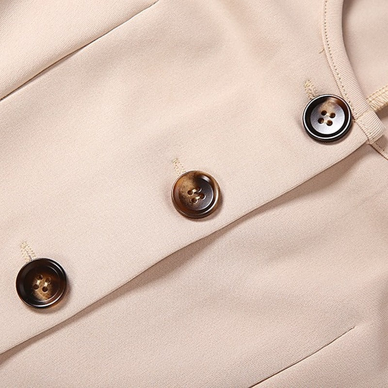 Sunves Nadia Cut-Out Top, buttons