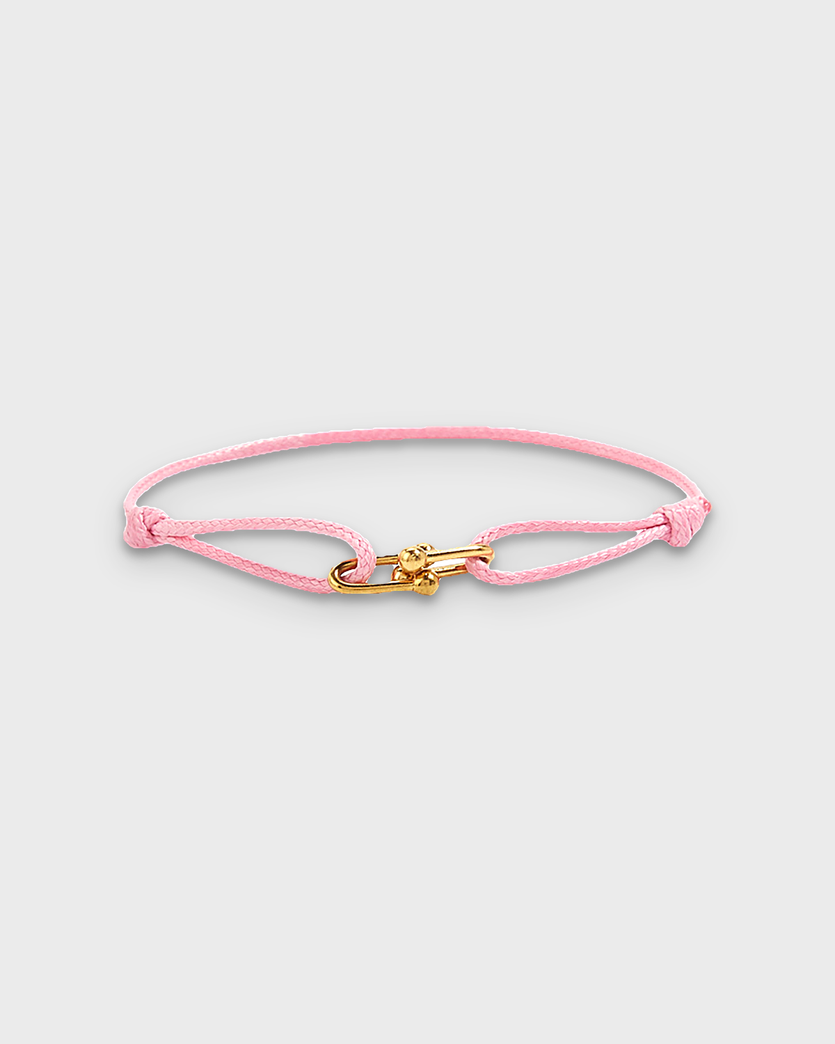 SUNVES VERANO BRACELET in pink, cord bracelet with a hook clasp, studio v3